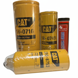 Caterpillar Engine Filter Kit 1R-0716 Advanced Oil Filter; 1R-0749 Fuel Filter, 256-8753 + 1 tube of red grease C15-C13