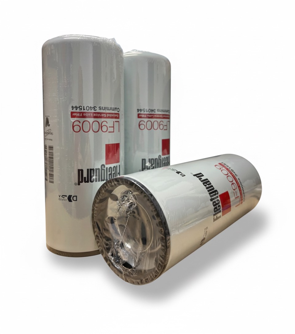 Paquete de 3 filtros de aceite Fleetguard LF9009 Premium - Image 3