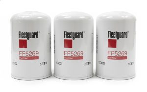 Paquete de 3 Fleetguard® FF5269, filtro de combustible giratorio