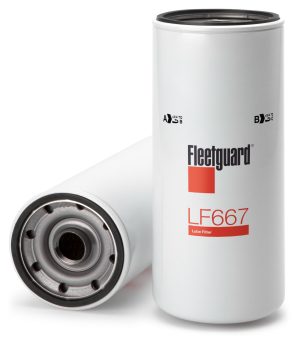 4 Pack Fleetguard LF667 Lube Filter