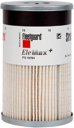 Fleetguard EleMax+ FS19764 Filtro de combustible, paquete de 6