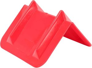 Paquete de 10 protectores de esquina rojos en forma de V de 8 x 8 x 12 pulgadas