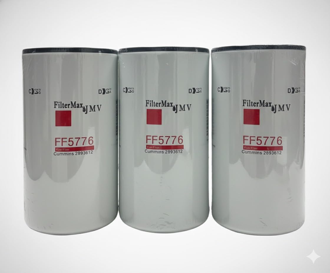 3 Pack FF5776 Filtro de combustible, Spin-On, Stratapore FilterMax JMV