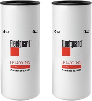 2 Pack Fleetguard LF14001NN Lubricante, Spin-On NanoNet® StrataPore®
