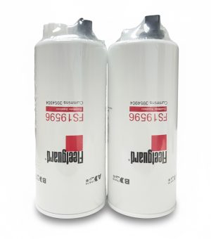 Paquete de 2 separadores de agua Fleetguard FS19596 de combustible premium giratorio