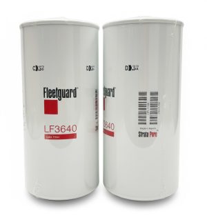 Paquete de 2 filtros de aceite LF3640 StrataPore Fleetguard