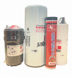 Kit Fleetguard LF9009 - FS1003 - FF63054NN +1 Grease Red