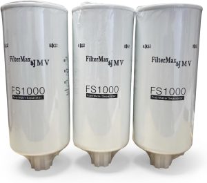 3 Pack FilterMax JMV FS1000 fuel water separator spin-on