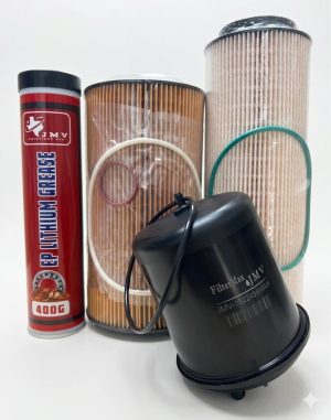 Kit Engie Filter MX-13; EPA -17 (1922496 Centrifugal) oil filter 2234788; fuel 2277129;+1 GREASE RED FilterMax JMV