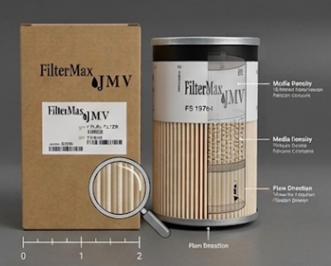 6 Pack FilterMax JMV FS19764 Plus Fuel/Water Separators (10 Micron) - Image 2