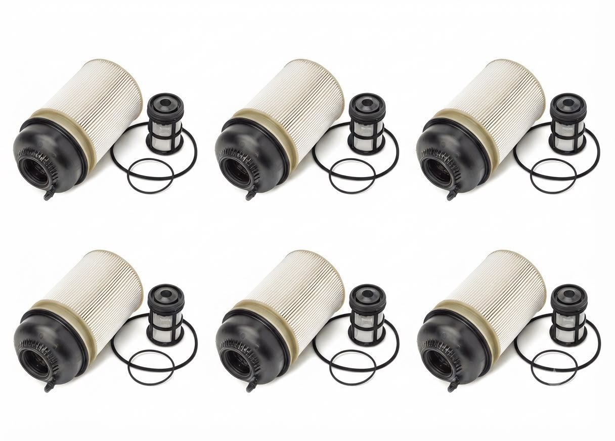 ( 6 Pack ) Kit A4700903151 FilterMax JMV Fuel Filter Water Separator