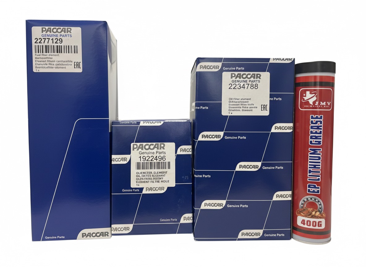 Kit Filter 1922496 Centrifugal; oil filter 2234788; 2277129; K37-1029 Paccar MX-13 EPA -17 +1 GREASE RED - Image 3