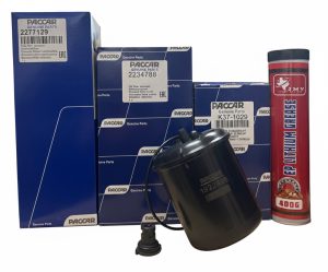 Kit Filter 1922496 Centrifugal; oil filter 2234788; 2277129; K37-1029 Paccar MX-13 EPA -17 +1 GREASE RED