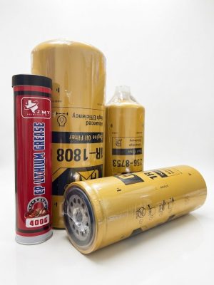 Kit Oil Filter 1R-1808 fuel filter 1R-0749 Fuel Water Separator 256-8753; +1 Grease red